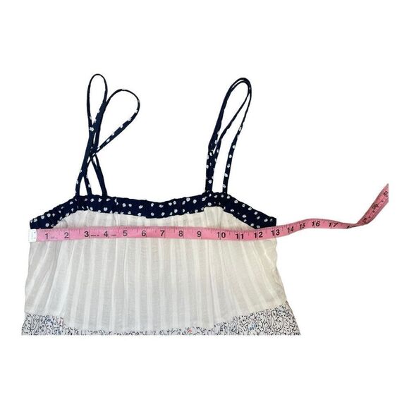 Quicksilver High Low Blue White Floral Sundress Spaghetti Straps Size XS Beach - Picture 3 of 7